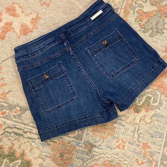 PILCRO and the LETTERPRESS HIGH-RISE SLIM JEAN SHORTS - Picture 5 of 7